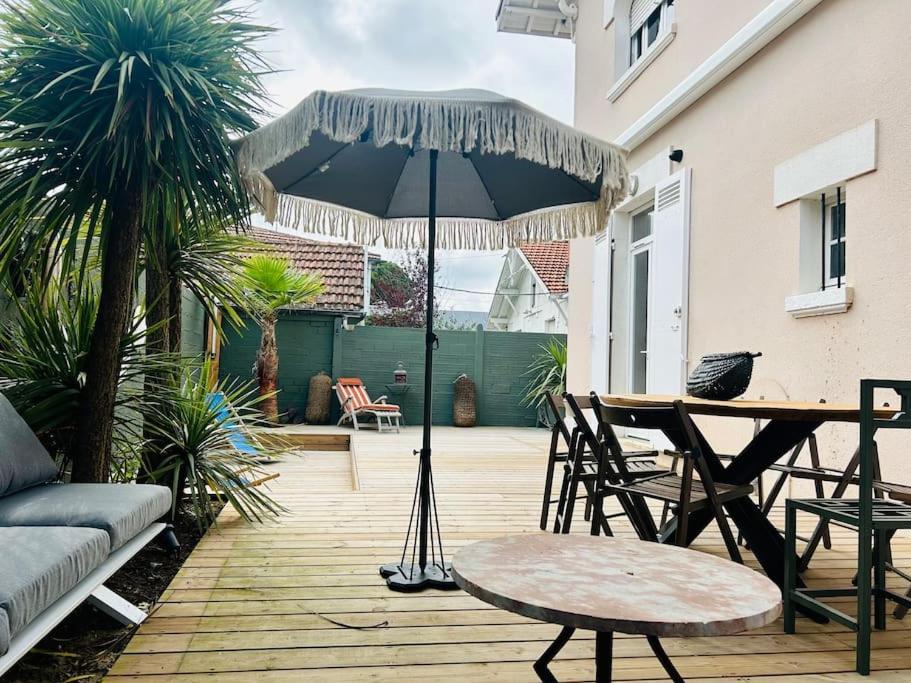 Villa8Pers 3'Piedplage Pleincentre Piscine Parking Arcachon Buitenkant foto