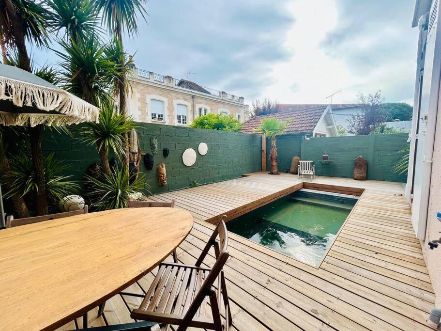 Villa8Pers 3'Piedplage Pleincentre Piscine Parking Arcachon Buitenkant foto
